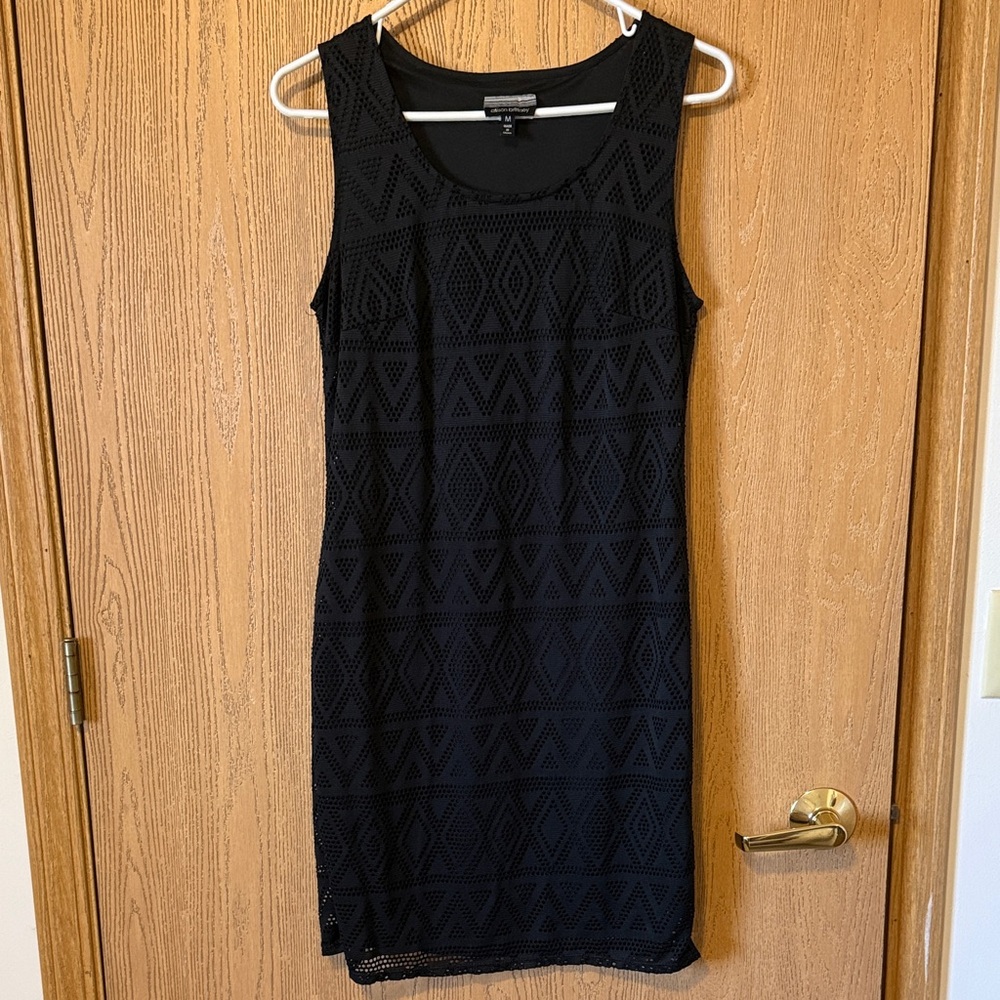 Casual Black Sleeveless Dress